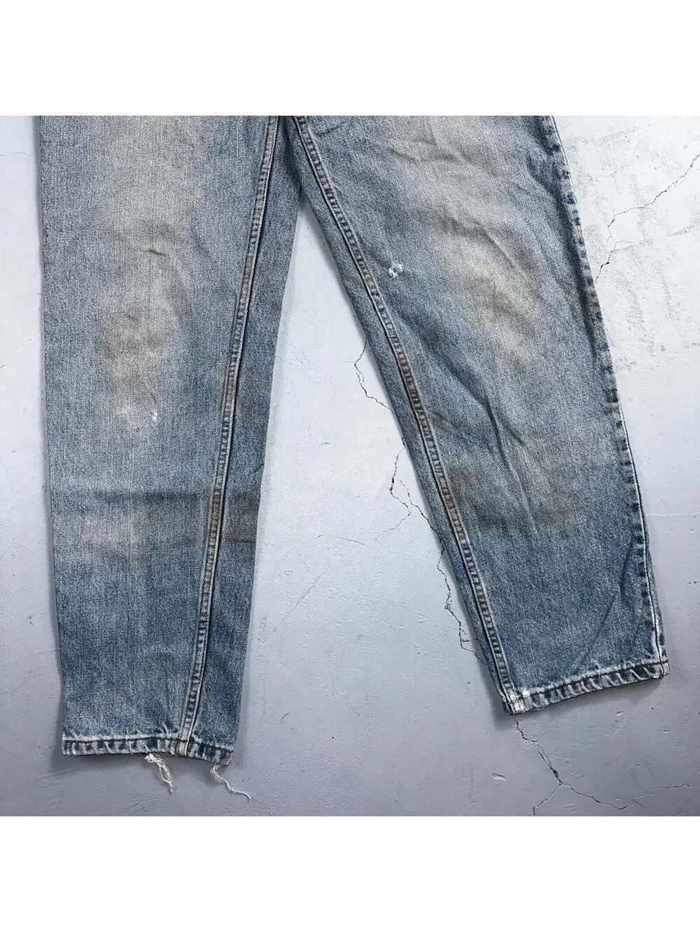 Levis 560 Vintage 90s Canada Red Tab Loose Fit Tapered Leg Blue Jeans 31x34